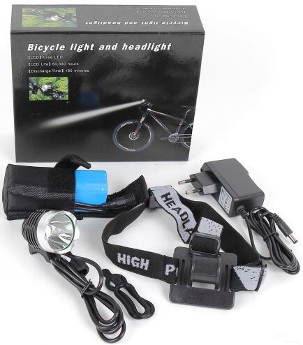 Фара X17 Alpha 5.1 10W*1CREE XM-L T6LED, 1200lumens, Charger + Akku