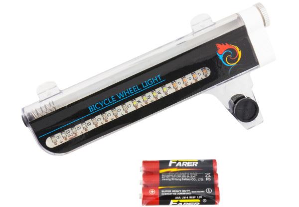 Мигалка X17 Vector 5.32 32LED, на спицы, 7режимов, красные, синие и желтые