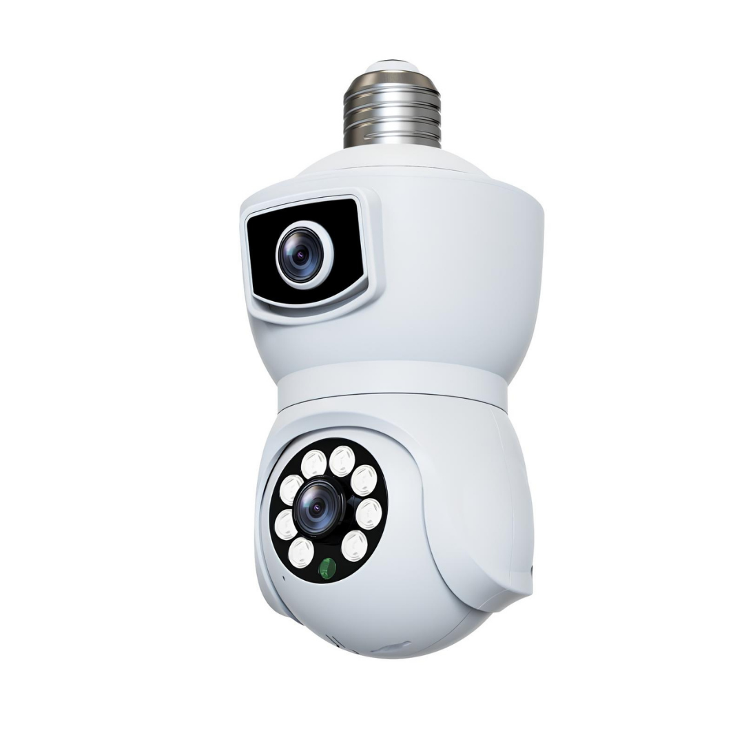 IP-камера цокольная с двойным объективом XON SmartCam Wi-Fi 1080P (GBWEW22VW 3718) Белая