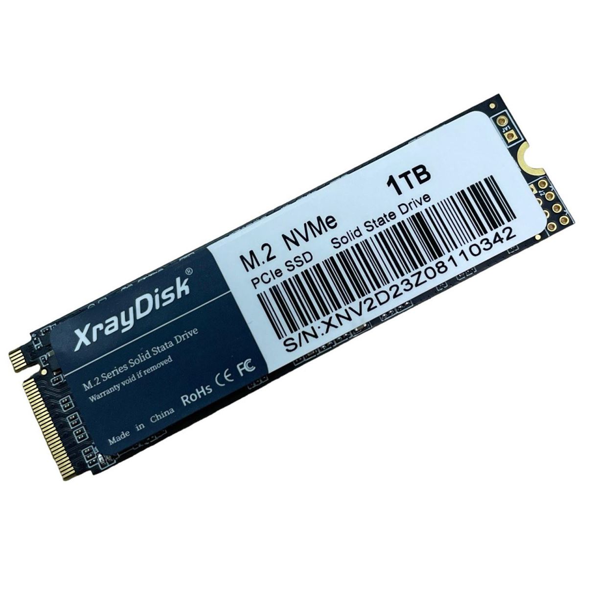 SSD диск XrayDisk 1TB NVMe M.2 2280 PCIe 3.0x4 (XSDAM28E3100B 3886) Черный