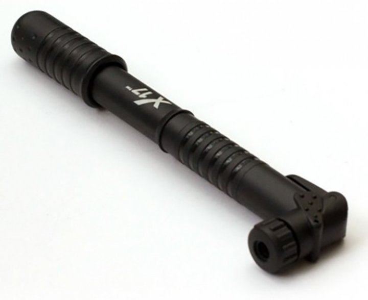 Насос X17 Mini пластик. 9" schrader/presta, черный