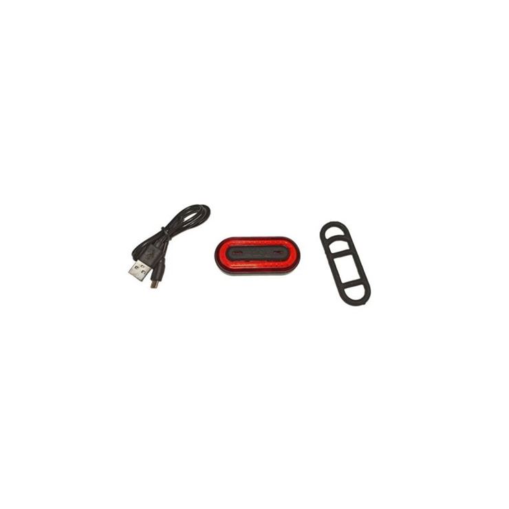 Мигалка X17 Flash 5.5R COB LEDs, USB-Rechargeable, задн. 400mAh, крас.