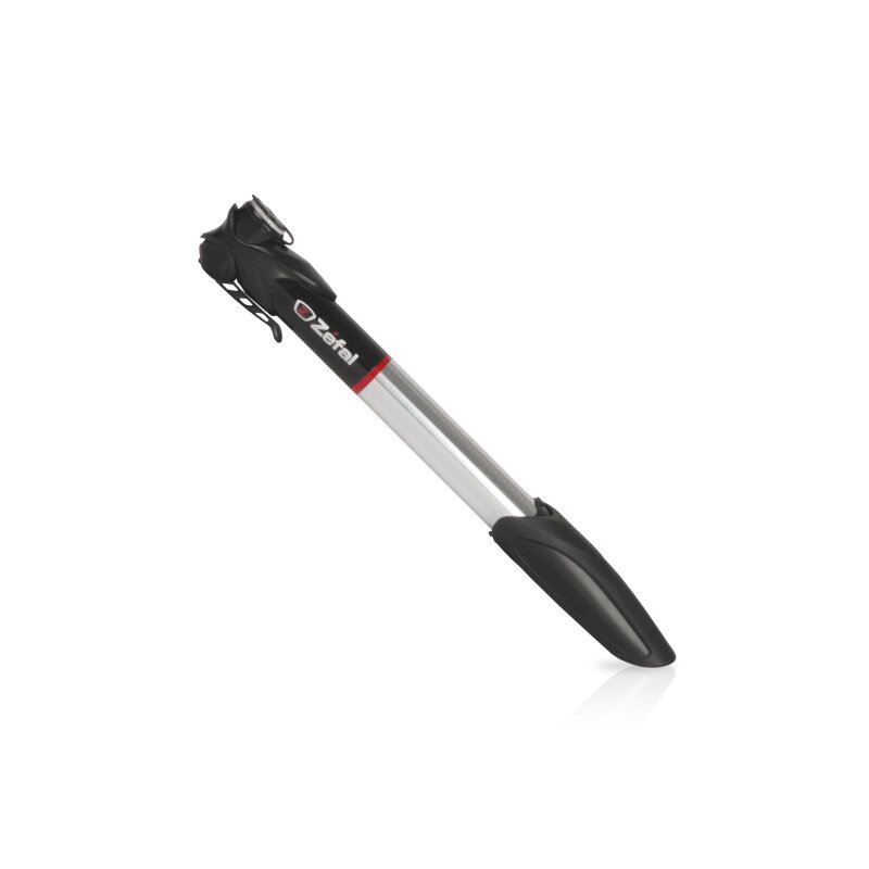 Насос Zefal "Air Profil XL" (8400), алюм. телескоп. до 9 bar, 108g, 230мм, schrader/presta, серебрист./черн. (3420588400011)