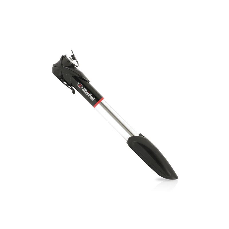 Насос Zefal "Air Profil XL" (8400), алюм. телескоп. до 9 bar, 108g, 230мм, schrader/presta, серебрист./черн. (3420588400011)