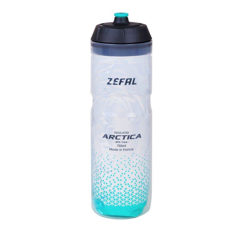 Фляга Zefal "Arctica 75" (1672) 750мл термос пластик / пластик, кришка Lock-Cap System, сріблясто-зелена (3420586600291)