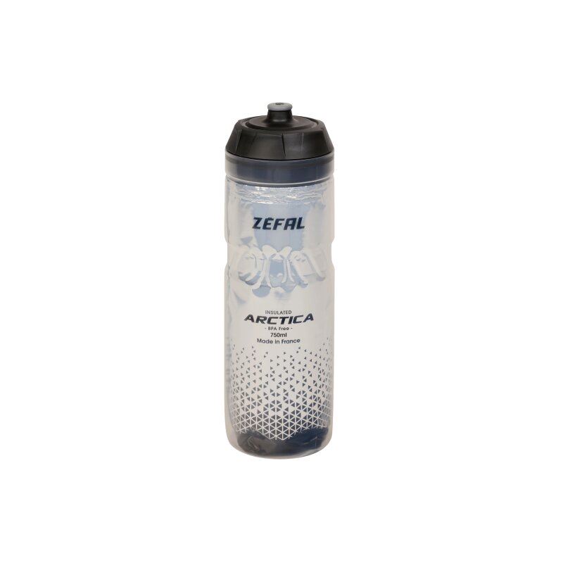 Фляга Zefal "Arctica 75" (1670) 750мл термос пластик / пластик, кришка Lock-Cap System, сріблясто-черн. (3420586600277)