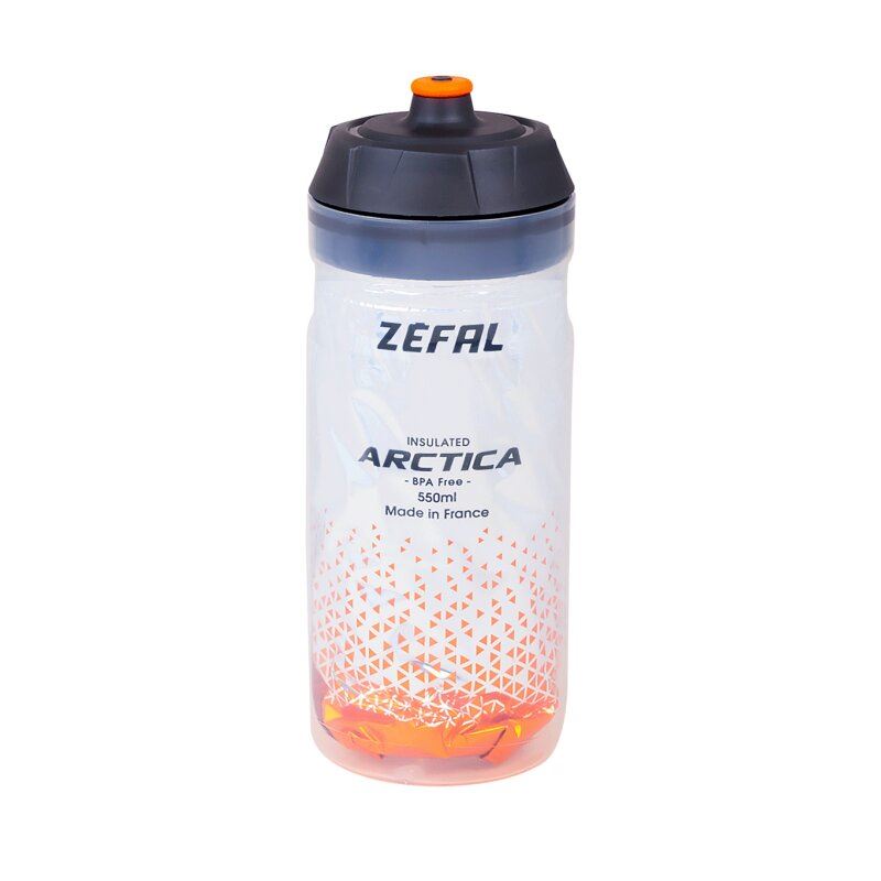 Фляга Zefal "Arctica 55" (1664) 550мл термос пластик/пластик сріблясто-помаранчева(3420586600222)