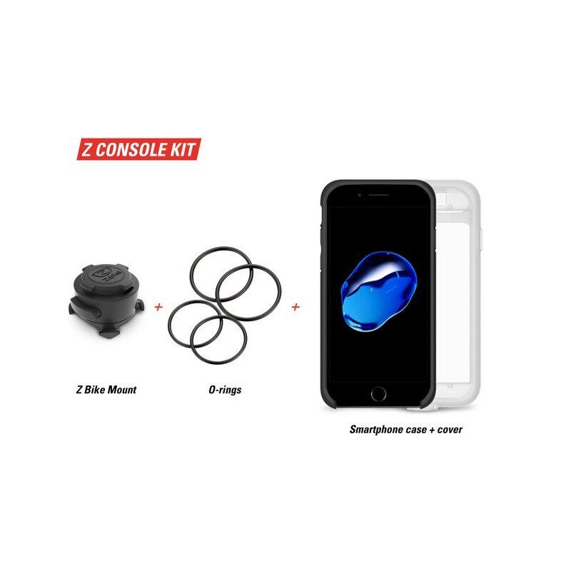 Консоль Zefal "Z-Console Lite" (7073B) пластик, на кермо для I-phone 7 +, жорстка, чорна