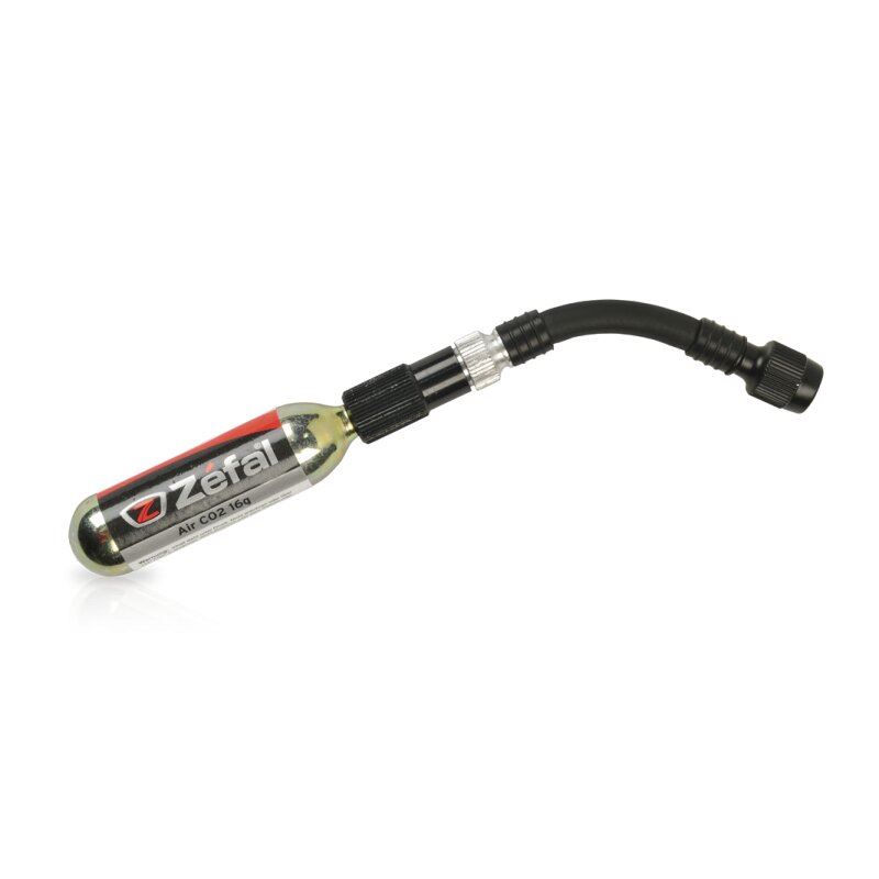 Насос Zefal "EZ Control FC" (4040), металлич., schrader/presta, под 16g cartridge CO2 (3420584040013)