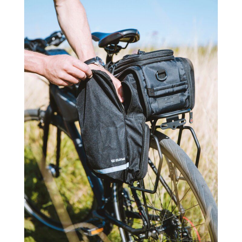 Сумка Zefal "Z Traveler 80" (7039B) на багажник, 32L, 710g, чорна (3420587039212)
