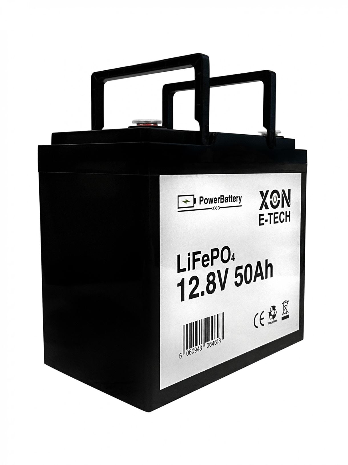 Акумулятор LiFePO4 XON 12.8V 50Ah PowerBattery (XBLFPW1205 4613)