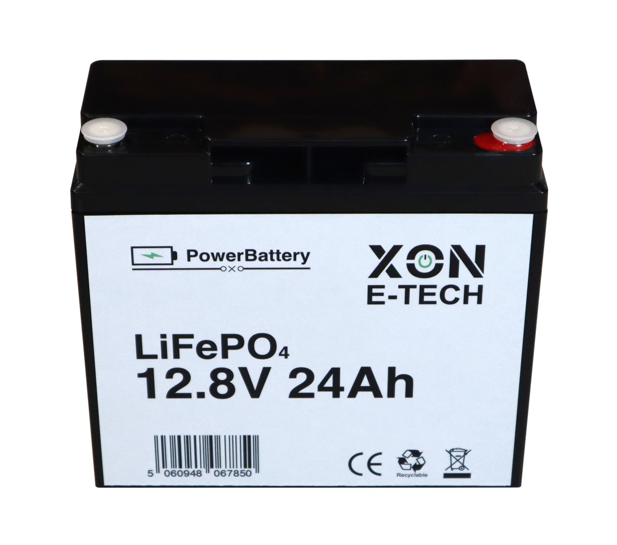 Акумулятор LiFePO4 XON PowerBattery 12.8V 24Ah (XBLFPW12024B 3121)