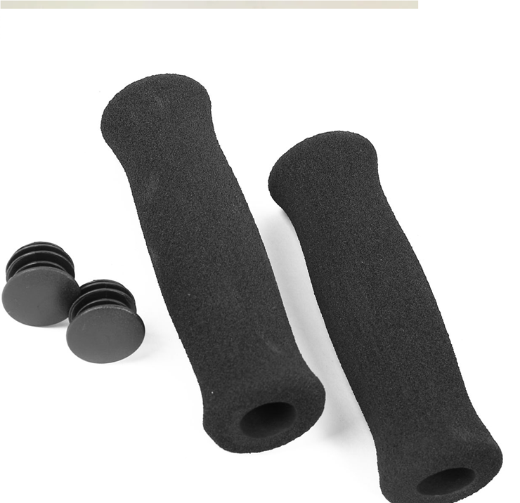 Ручки руля X17 Foam 125мм пена, мягкие, черные