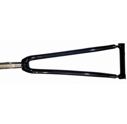 Вилка 28" X17 Шоссе, жесткая 1.1/8" перья-Carbon, шток-Carbon, только под Road-br, черн.