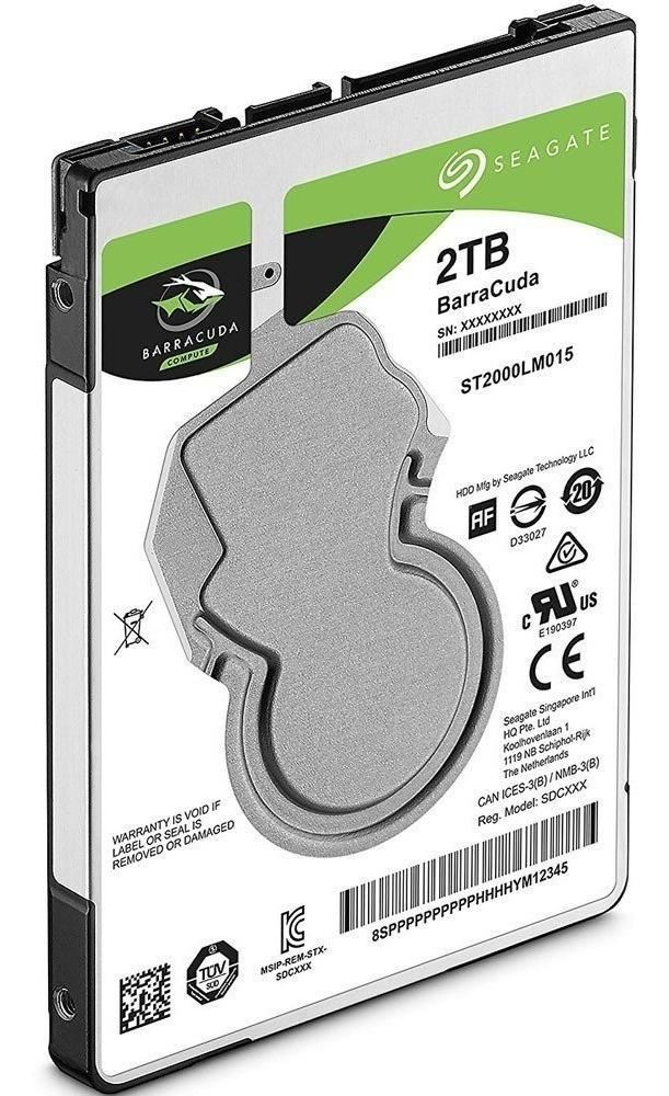 Жесткий диск Seagate BarraCuda 2TB 5400rpm 128MB 2.5 SATA III (ST2000LM007 7072) Refurbished