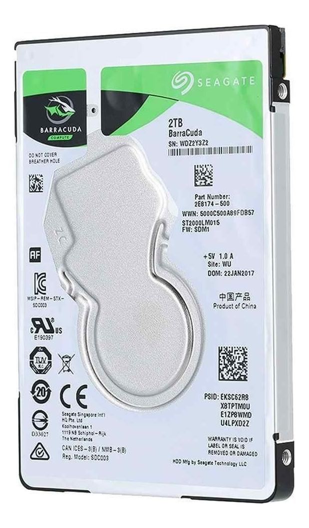 Жесткий диск Seagate BarraCuda 2TB 5400rpm 128MB 2.5 SATA III (ST2000LM007 7072) Refurbished