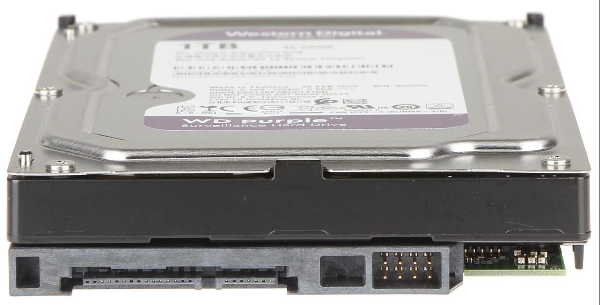 Жесткий диск Western Digital Purple 1TB 5400rpm 64MB 3.5 SATA III (WD10PURX 7126) Refurbished