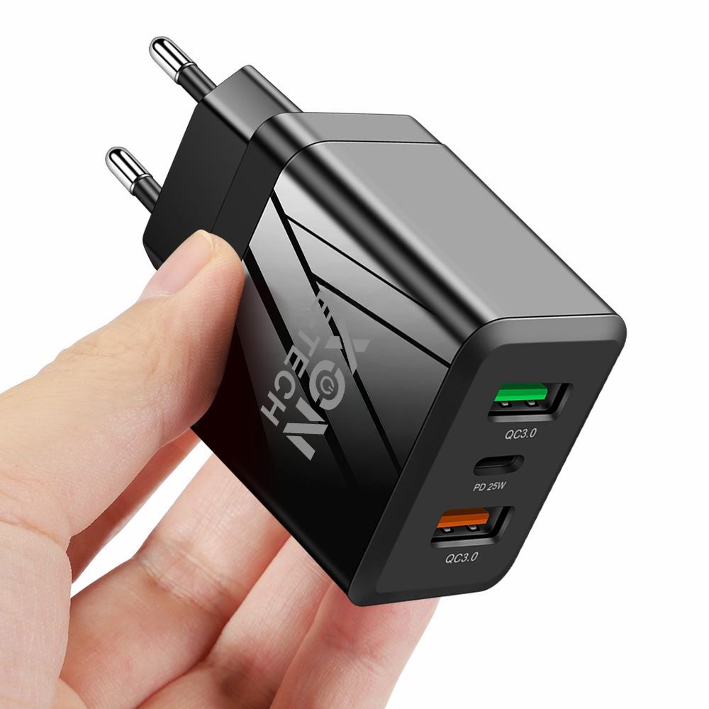 Зарядний пристрій XON PowerCharge 45W (PD25) USB Type-C  (PCWA045025A2С1B 6075) Чорний