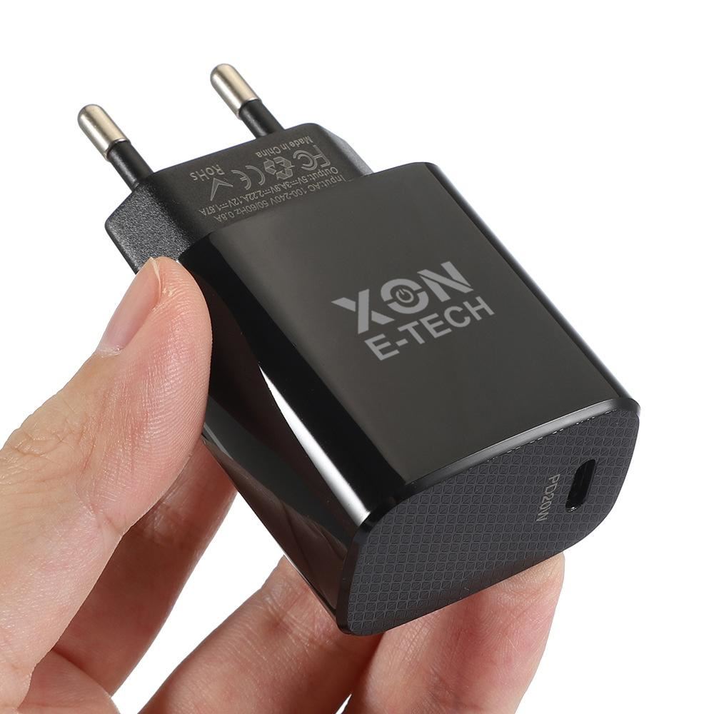 Зарядний пристрій XON PowerCharge 20W (PD20) USB Type-C (PCWB020020A0С1B 6150) Чорний