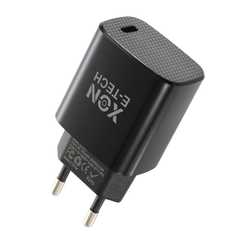 Зарядний пристрій XON PowerCharge 20W (PD20) USB Type-C (PCWB020020A0С1B 6150) Чорний