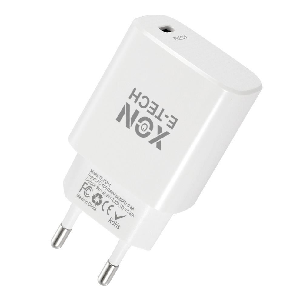 Зарядний пристрій XON PowerCharge 20W (PD20) USB Type-C (PCWB020020A0С1W 6167) Білий