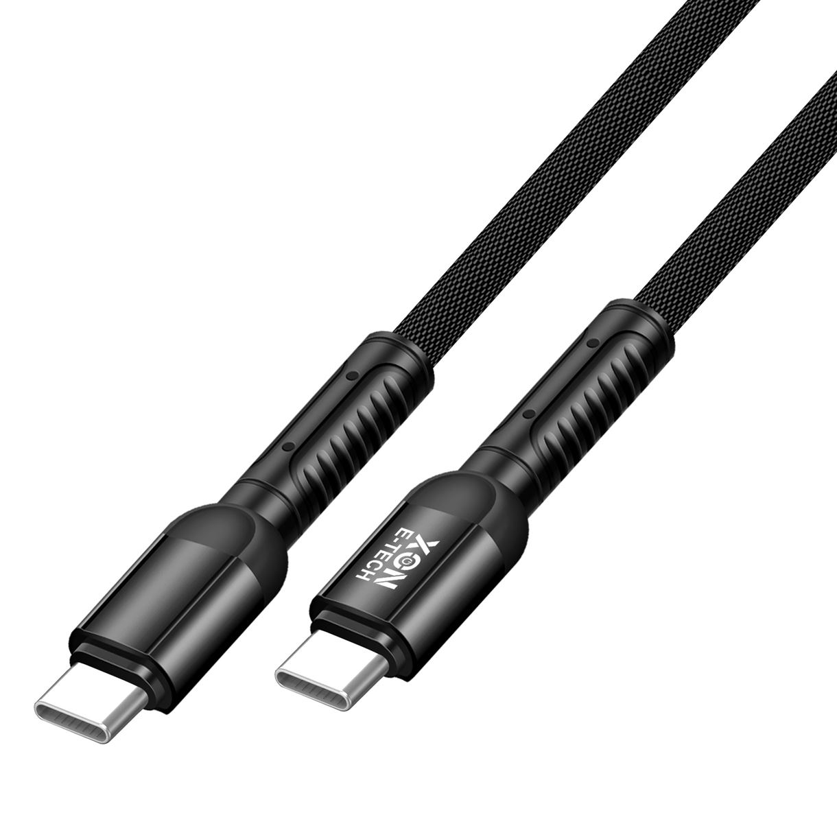 Кабель XON SmartCable Type-C - Type-C PD 60W 1м MaxCharge (SC202C6W1B 3555) Черный