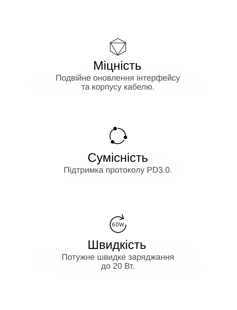 Кабель XON SmartCable Type-C - Lightning PD 20W 2м UniLink (SС60CL2W2W 3305) Белый
