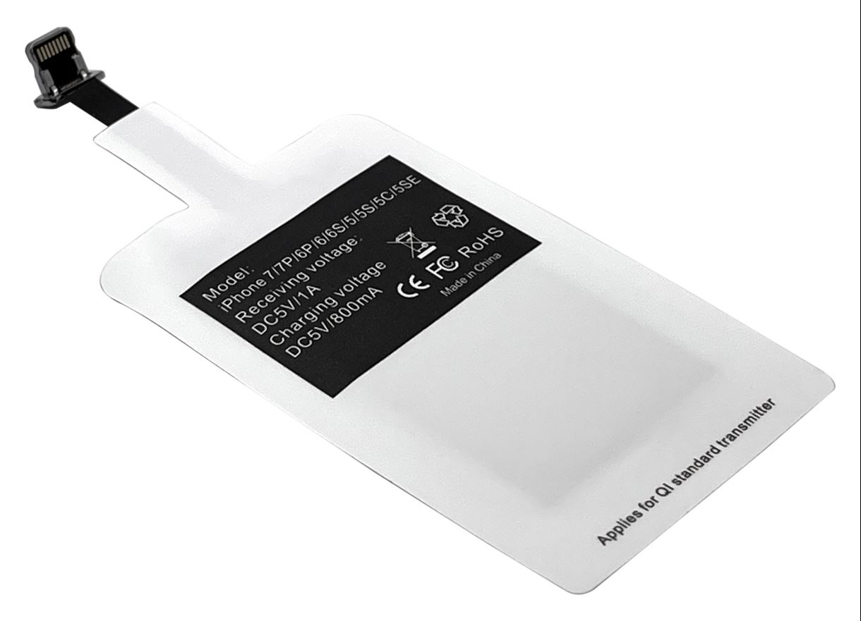 Бездротовий зарядний адаптер XON AirCharge A2 для iPhone 5/5S/SE/6/6S/7 (Lightning) White (AA02LW 031)