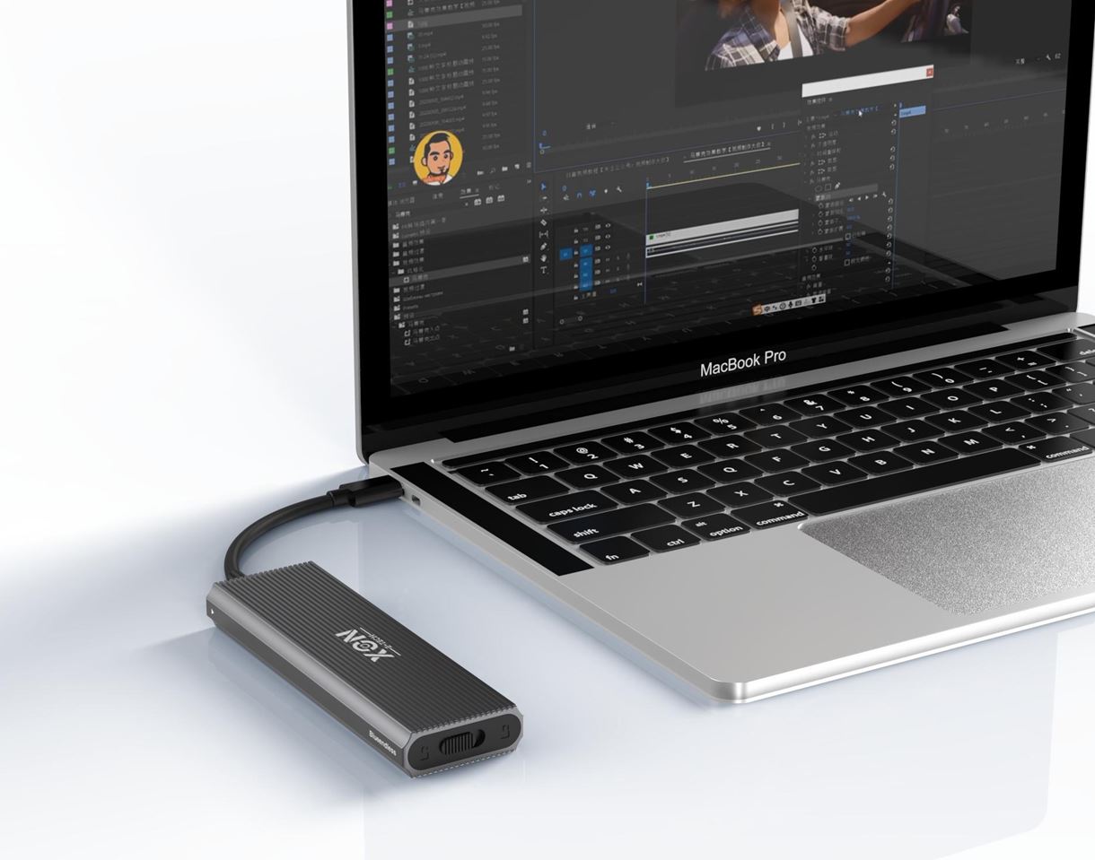 Зовнішня кишеня XON MemoryCase для M.2 NVMe (PCIe) USB 3.1 Type-C (XSC3C13NV1MG 2117) Сіра