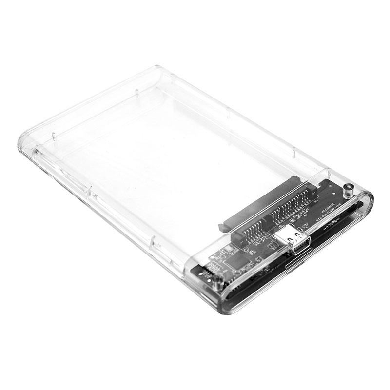 Зовнішня кишеня XON MemoryCase для 2.5" SATA HDD/SSD USB 3.0 (XHC2A13S21PT 2193) Прозора