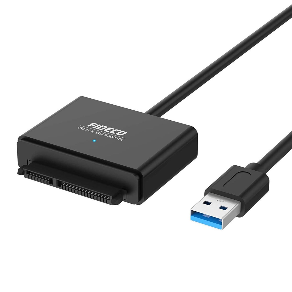 Адаптер Fideco для 2.5" SATA HDD/SSD USB 3.0 (FMC1WA0SA1PB 2667) Чорна