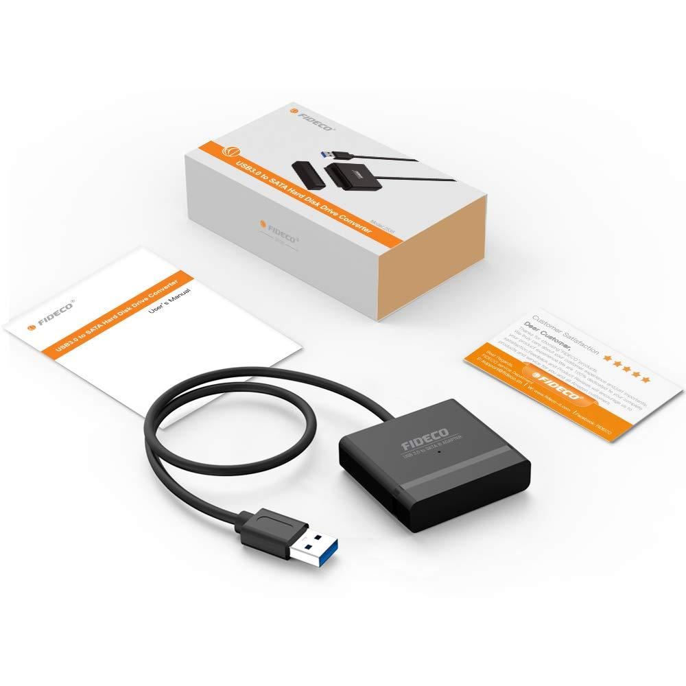 Адаптер Fideco для 2.5" SATA HDD/SSD USB 3.0 (FMC1WA0SA1PB 2667) Чорна