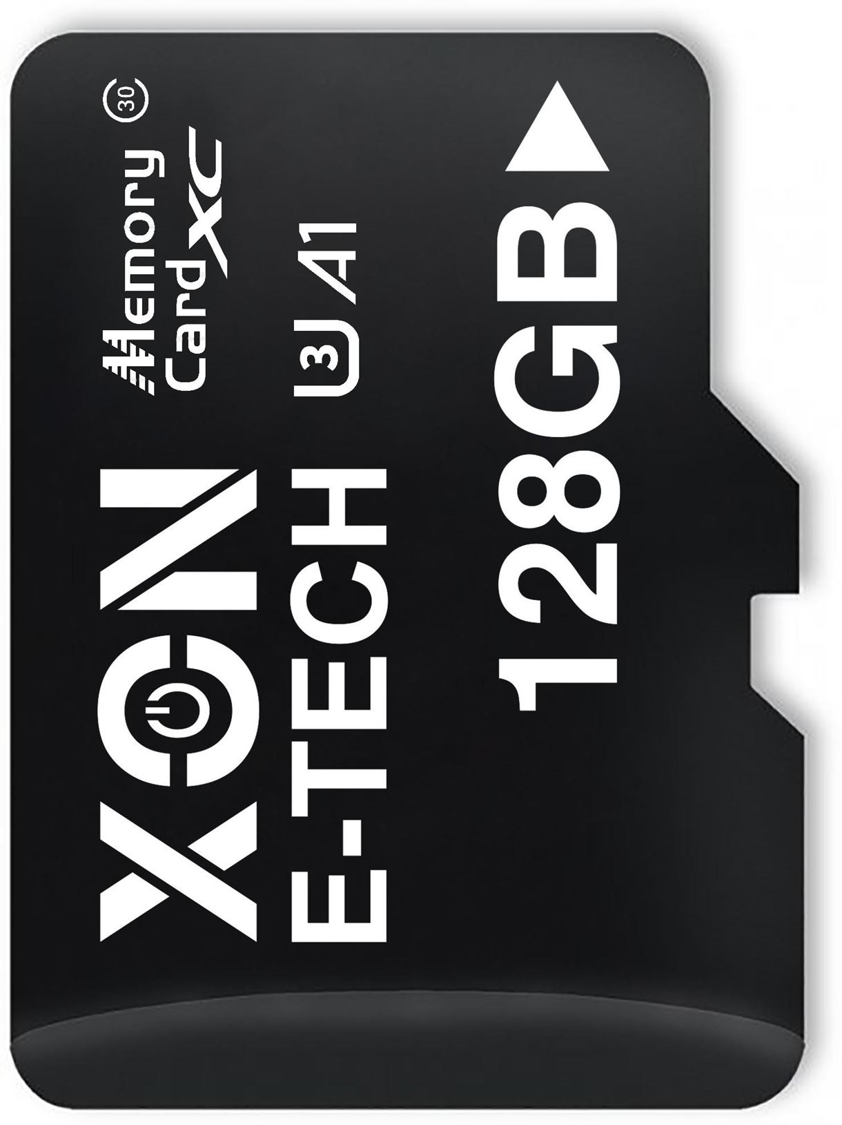 Карта памяти XON microSDXC 128GB Class 30 (A1) UHS-I/U3 + SD adapter (MCSX3128BA 0397) Черная