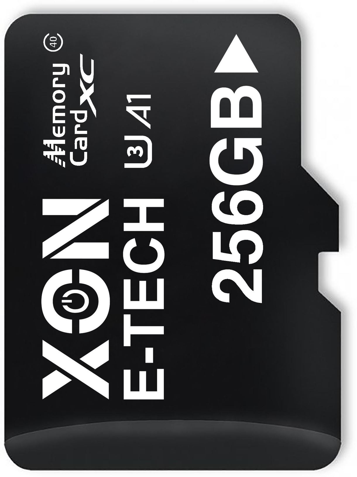 Карта памяти XON microSDXC 256GB Class 40 (A1) UHS-I/U3 + SD adapter (MCXC4256BA 3534) Черная