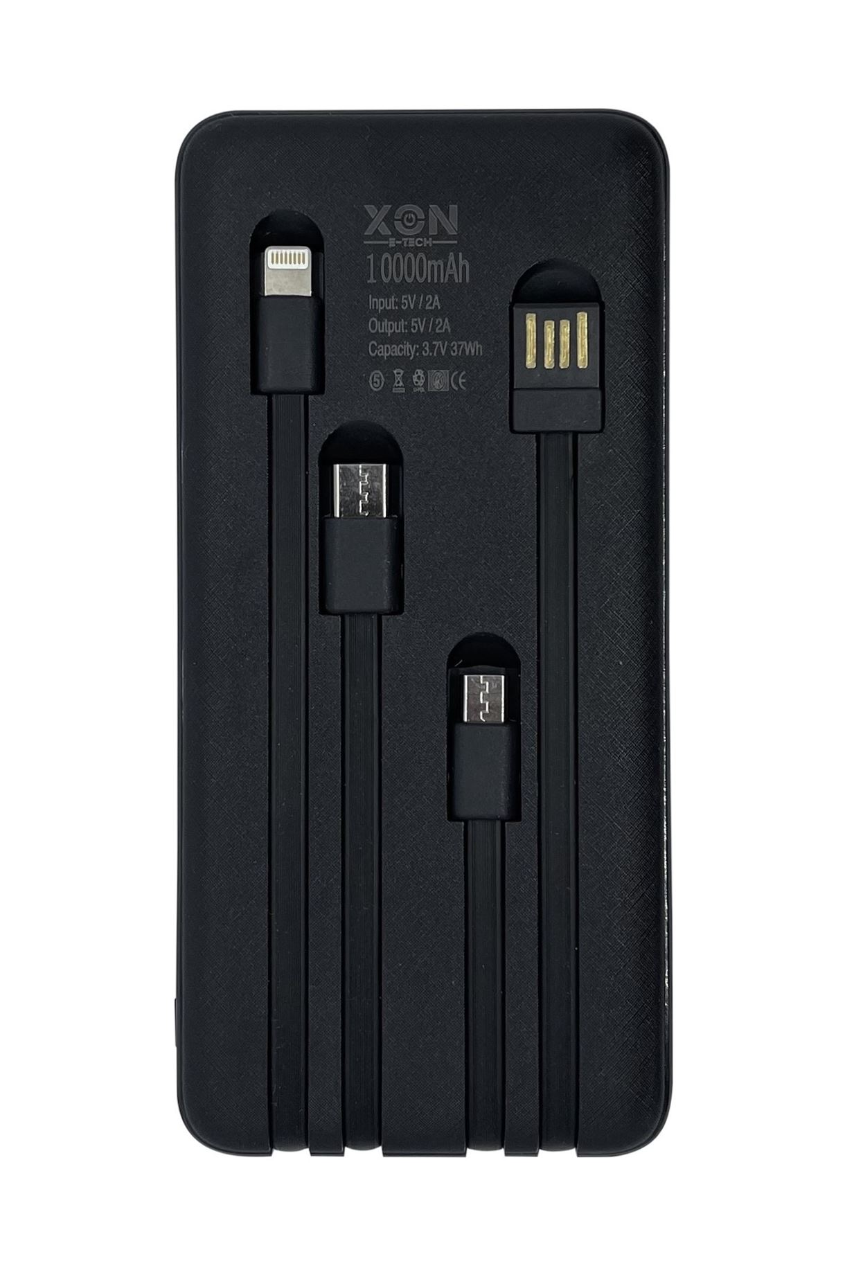 Портативная батарея 10000 mAh XON PowerBank MultiLink (MC1S 2909) Черная