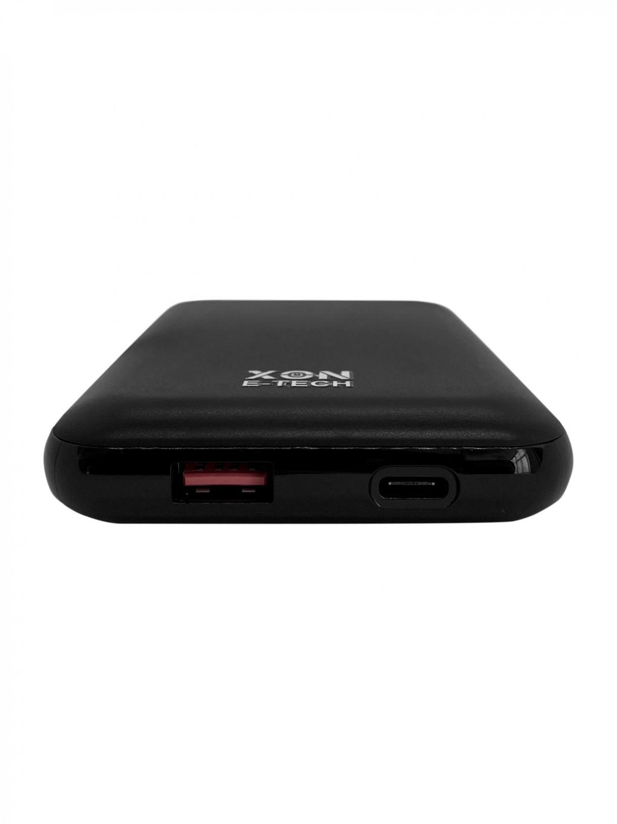 Портативная магнитная беспроводная батарея 10000 mAh XON PowerBank Magsafe (YC1X2) 15W Black (5060948063135)