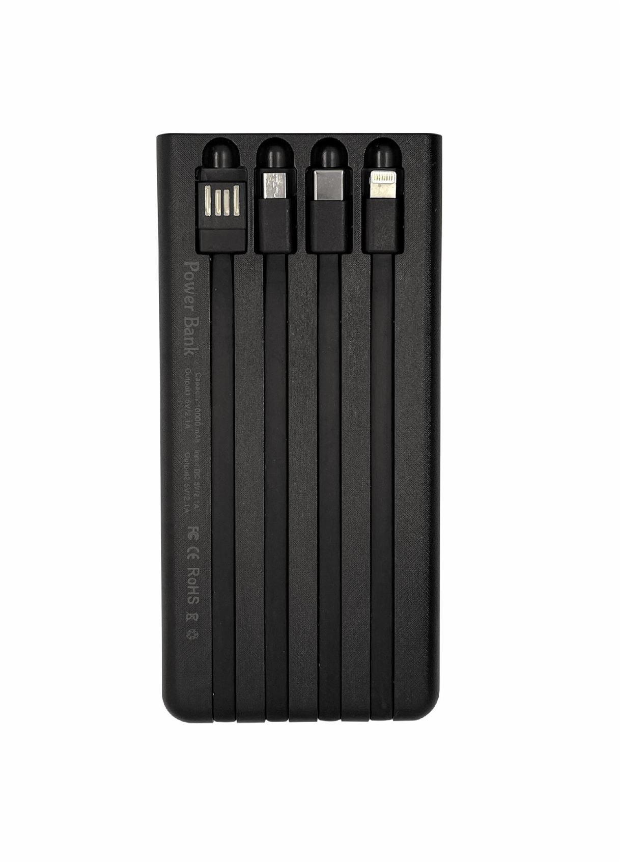 Портативна батарея 10000 mAh з функцією зарядки від сонячної енергії XON PowerBank SolarLink (SC1S 3227) Чорна