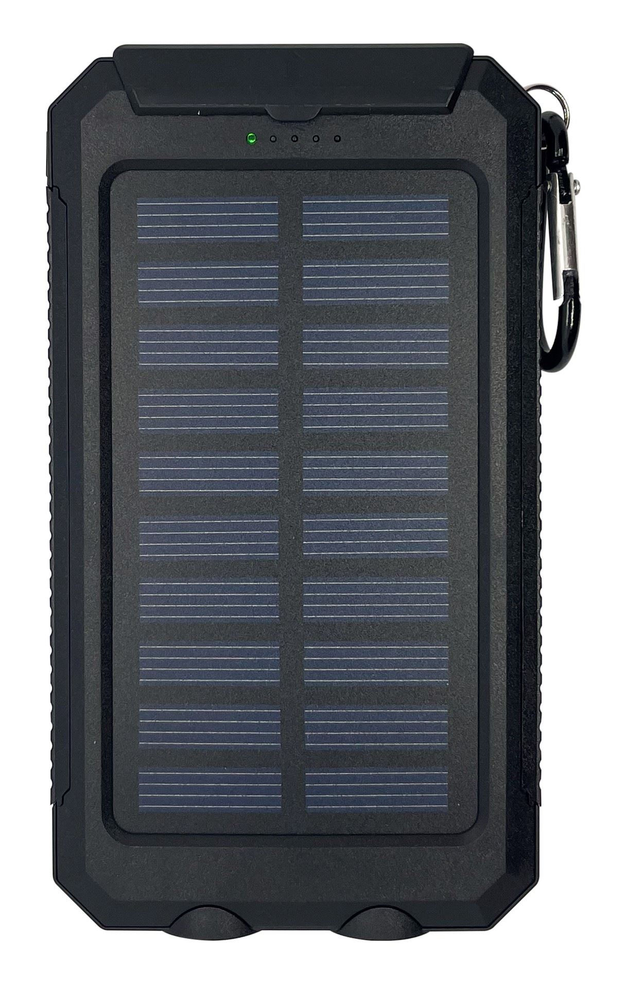 Портативна батарея 20000 mAh з функцією зарядки від сонячної батареї XON PowerBank SolarCharge (TC2S) Black (5060948063265)
