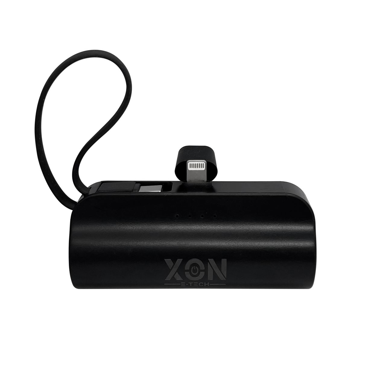 Портативна міні-батарея 5000 mAh XON PowerBank MiniCharge Lightning + USB Type-C (DC5LC 6754) Чорна