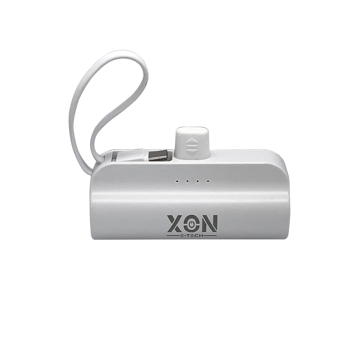Портативна міні-батарея 5000 mAh XON PowerBank MiniCharge Lightning + USB Type-C (DCL5LC 6761) Біла