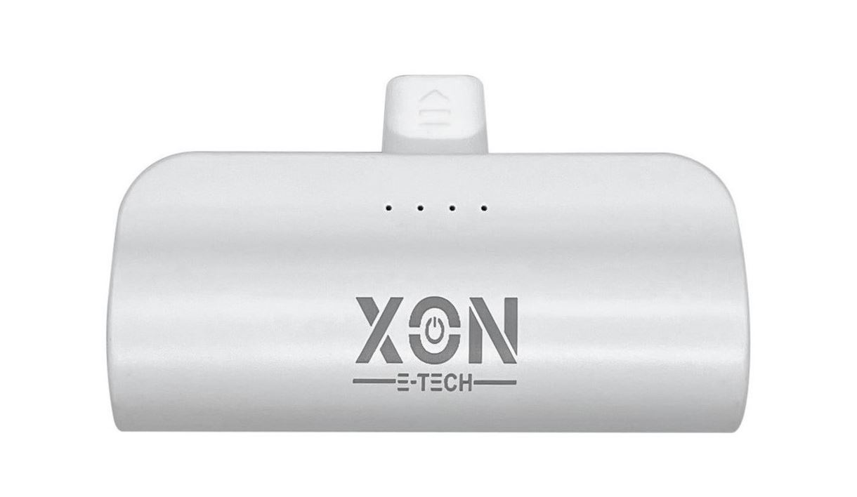 Портативна міні-батарея 5000 mAh XON PowerBank MiniCharge Lightning (DC5LE 6808) Біла
