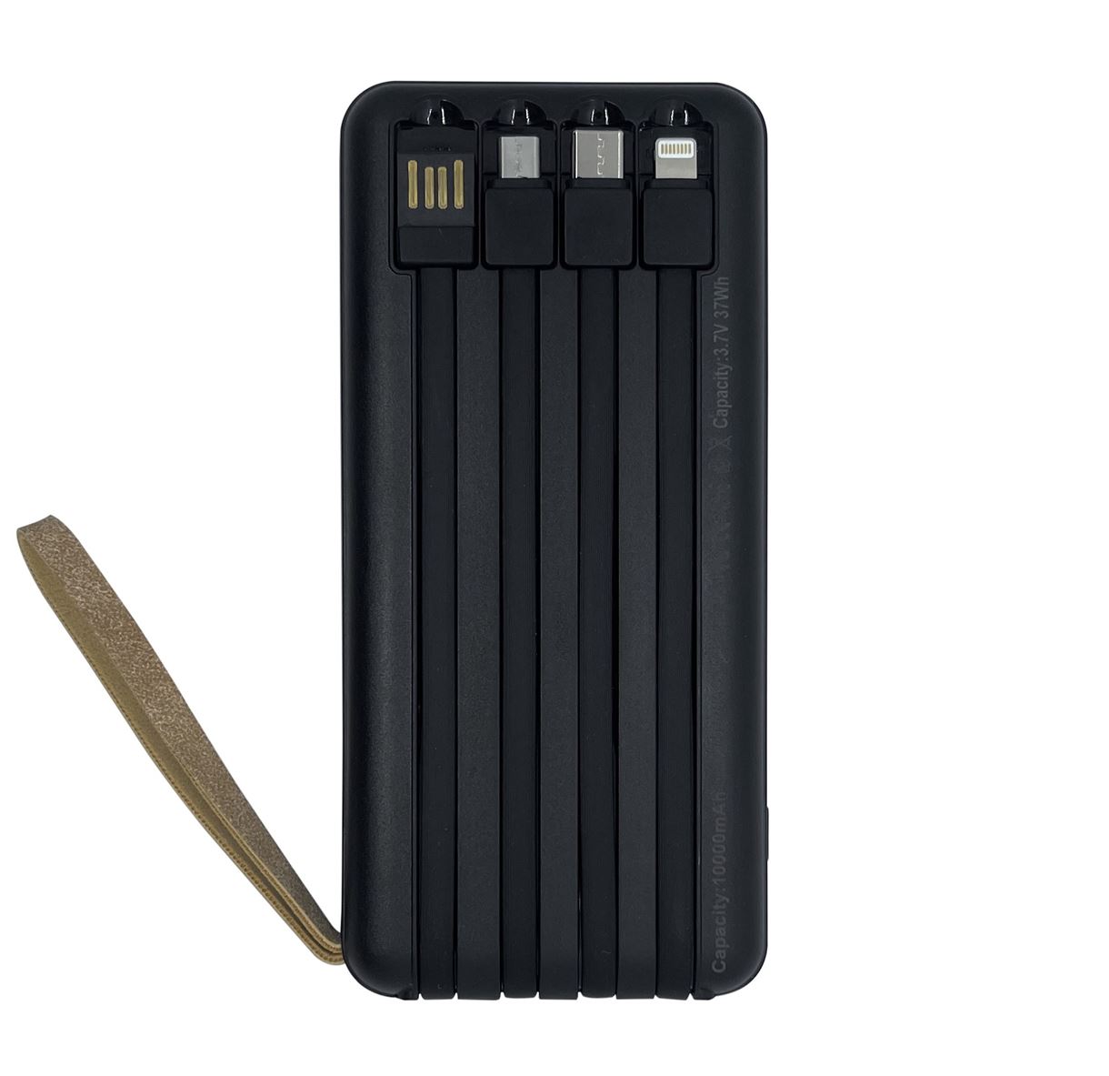 Портативная батарея 10000 mAh с функцией зарядки от солнечной энергии XON PowerBank SolarLink (SC1S 3227) Черная
