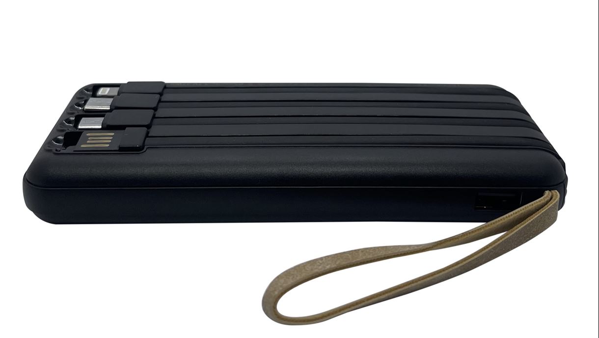 Портативная батарея 10000 mAh с функцией зарядки от солнечной энергии XON PowerBank SolarLink (SC1S 3227) Черная