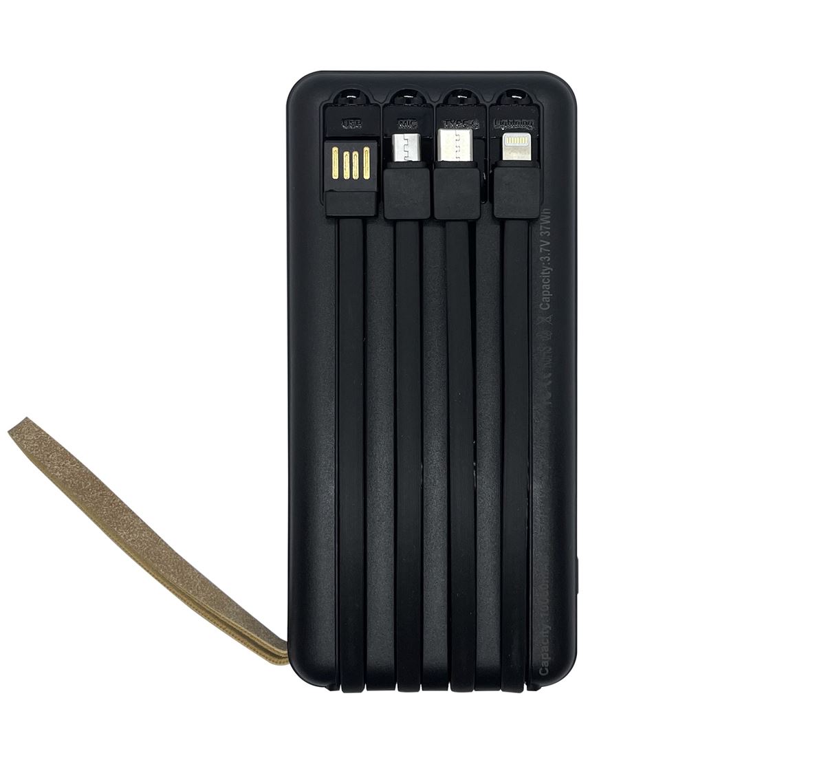 Портативная батарея 10000 mAh с функцией зарядки от солнечной энергии XON PowerBank SolarLink (SC1S 3227) Черная