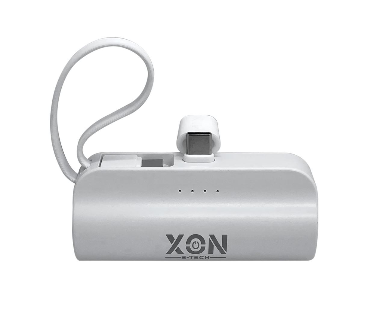 Портативна міні-батарея 5000 mAh XON PowerBank MiniCharge USB Type-C + USB Type-C (DC5CC 6747) Біла