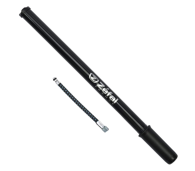 Насос Zefal 800 (8181) пластик. 95g, 380мм, schrader / presta, чорний