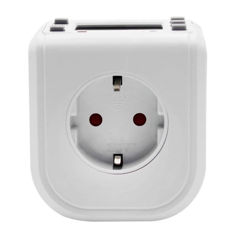 Розетка з таймером тижнева XON E-Tech SwitchTimer X243 16А 230В Біла (XSTDС072401W 7324)