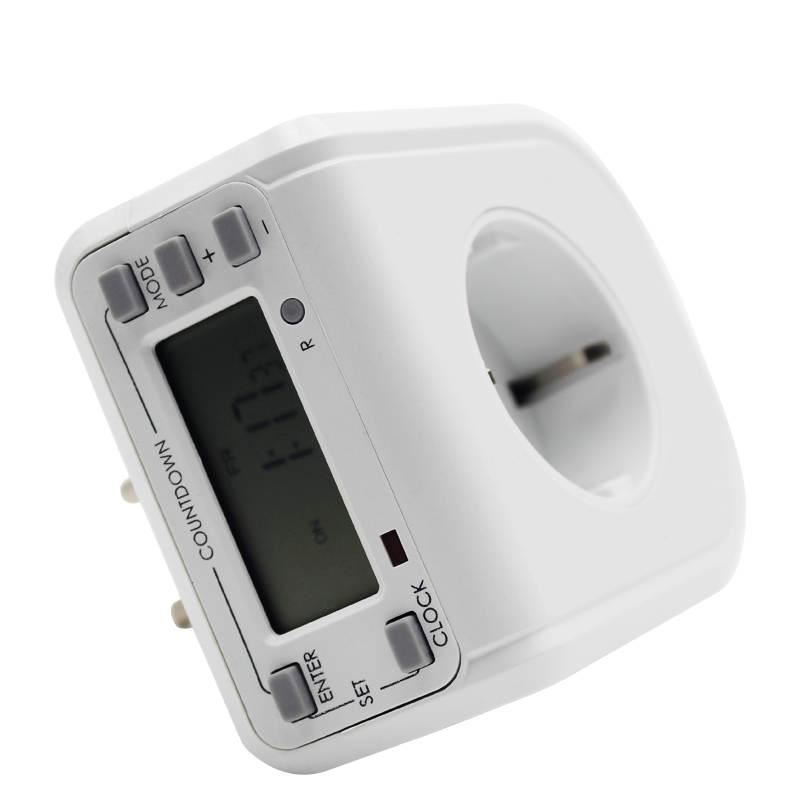Розетка з таймером тижнева XON E-Tech SwitchTimer X243 16А 230В Біла (XSTDС072401W 7324)