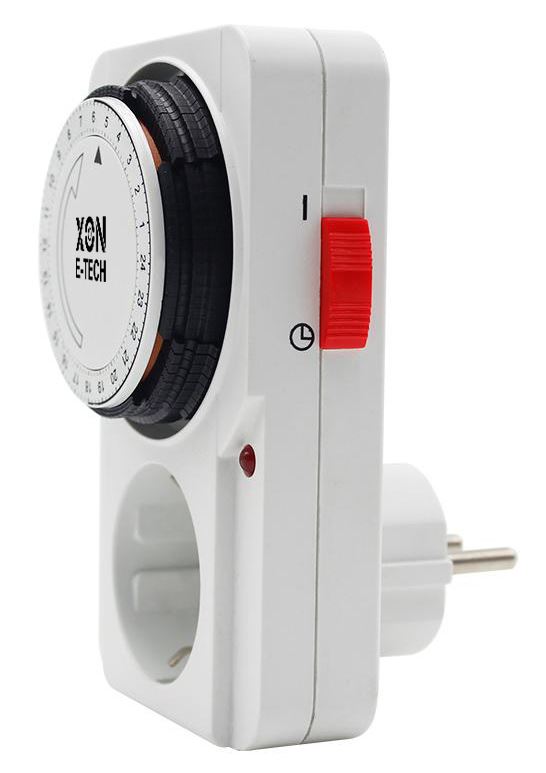 Розетка с таймером электро-механическая суточная XON E-Tech SwitchTimer X232 16А 230В Белая (XSTLB012415W 7300)