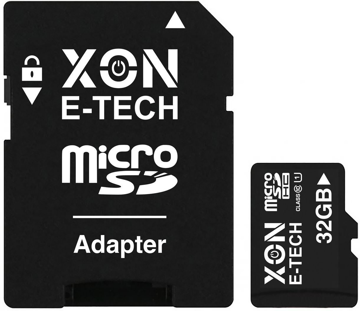 Карта памяти XON microSDHC 32GB Class 10 UHS-I + SD adapter (MCSH1032BA)